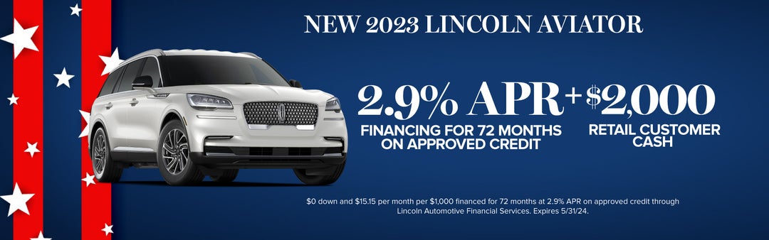 New 2023 Lincoln Aviator