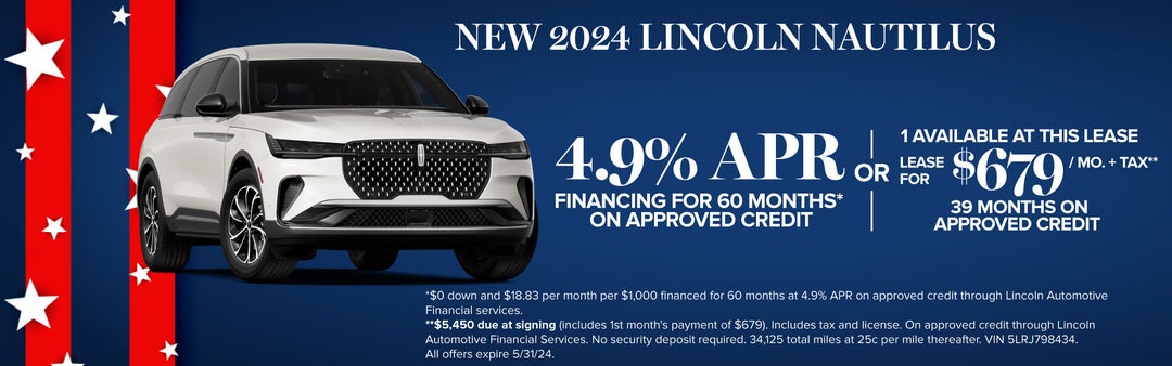 New 2024 Lincoln Nautilus
