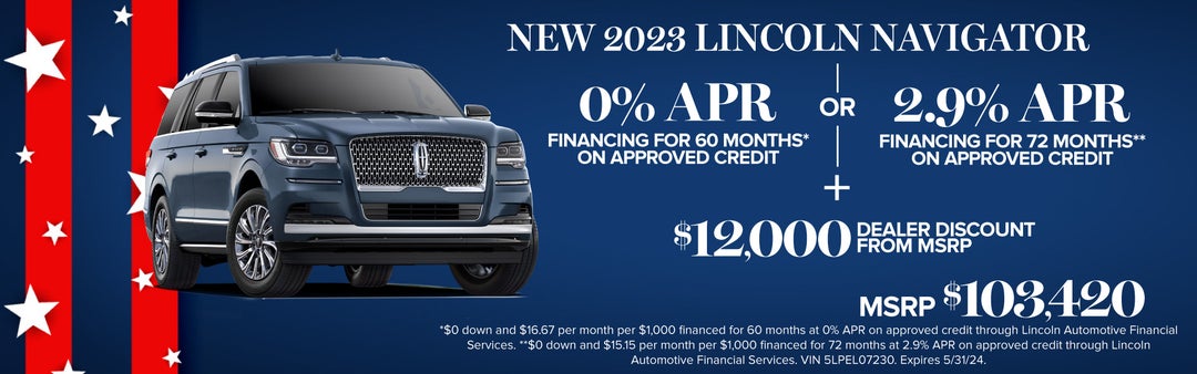 New 2023 Lincoln Navigator