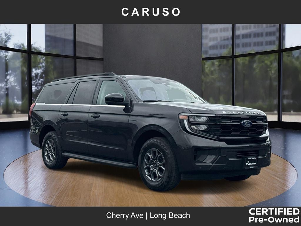2025 Ford Expedition Max Active in Gray Metallic — front three-quarter view