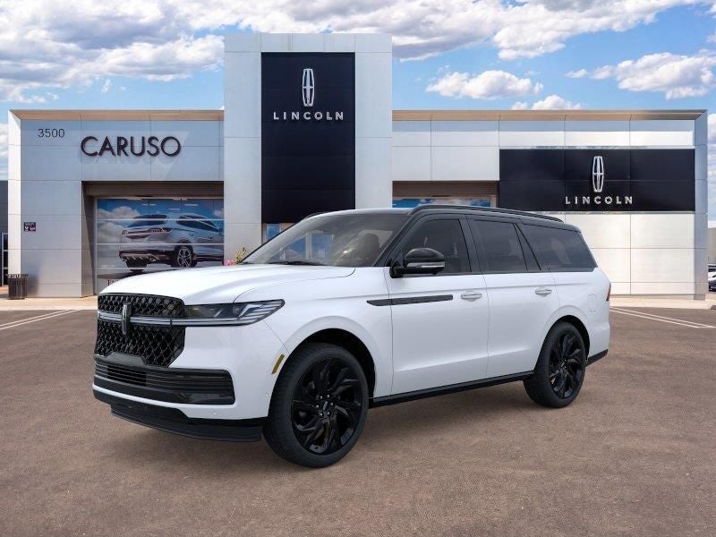 2026 Lincoln Navigator Black Label in White Metallic — front three-quarter view