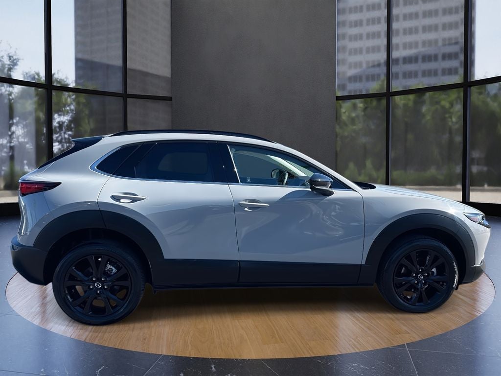 2025 Mazda Mazda CX-30 2.5 Turbo Premium Plus Package w/Premium Plus Package in Gray Metallic — front three-quarter view