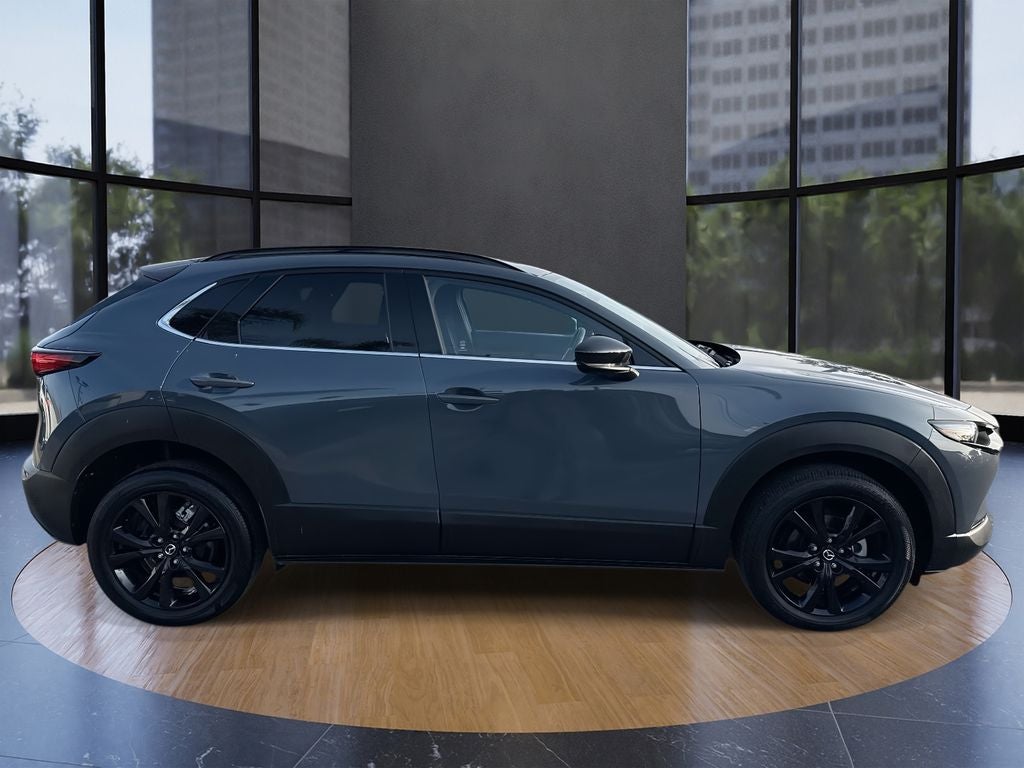 2025 Mazda Mazda CX-30 2.5 Turbo Premium Plus Package w/Premium Plus Package in Gray Metallic — front three-quarter view