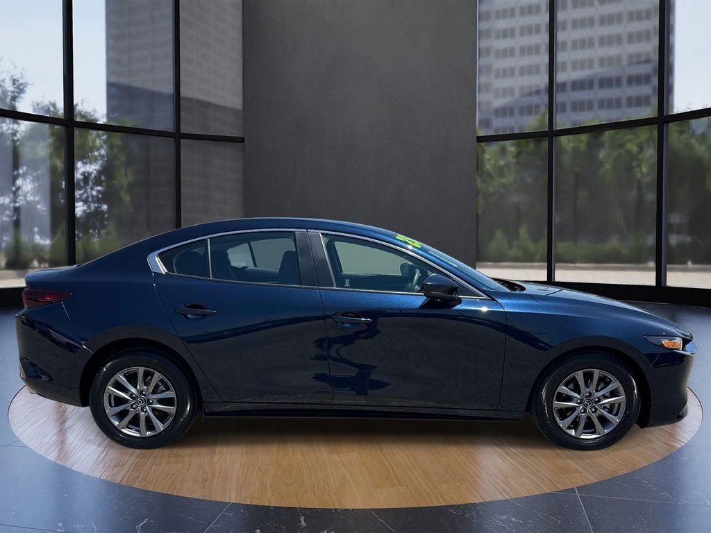 2025 Mazda Mazda3 2.5 S in Crystal Blue — front three-quarter view