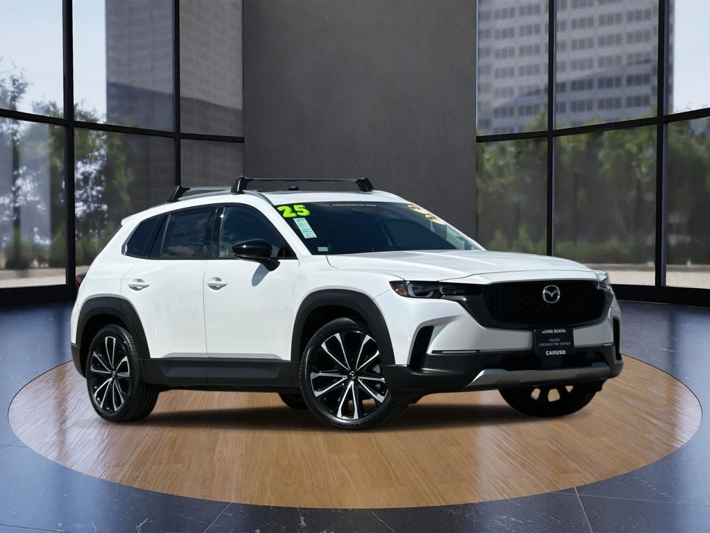 2025 Mazda Mazda CX-50 2.5 Turbo Premium Package in Pearl — front three-quarter view