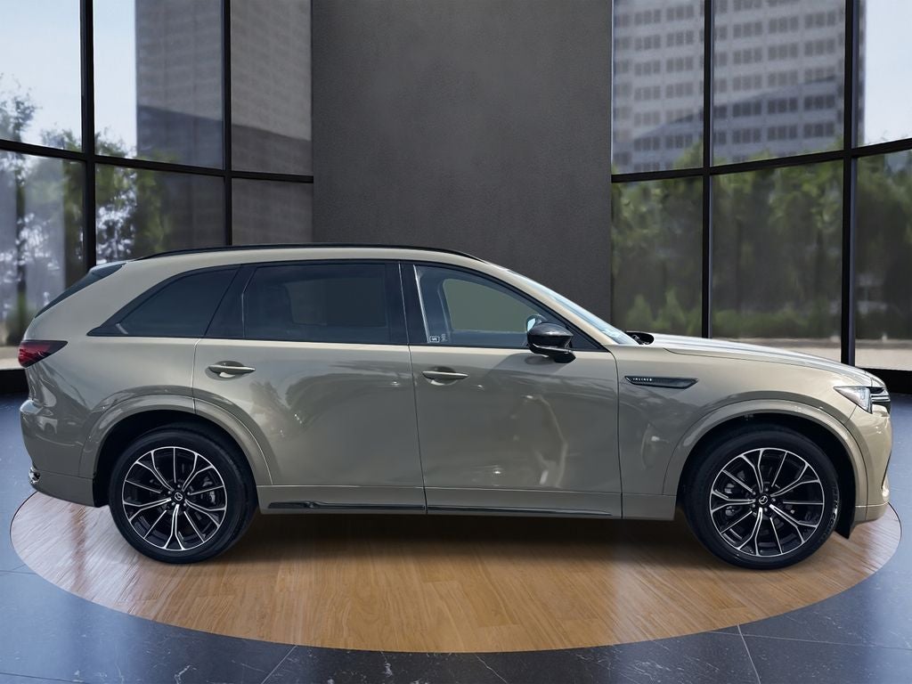 2025 Mazda Mazda CX-70 3.3 Turbo S Premium in Sand Metallic — front three-quarter view