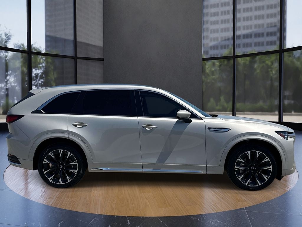 2024 Mazda Mazda CX-90 3.3 Turbo S Premium in Platinum — front three-quarter view