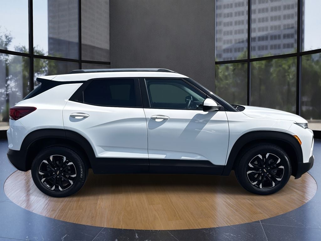 2023 Chevrolet TrailBlazer LT in Summit White — front three-quarter view